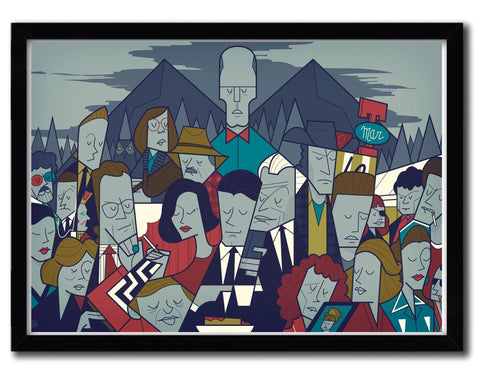 Affiche TWINPEAKS 2 par Ale Giorgini ArtAndToys