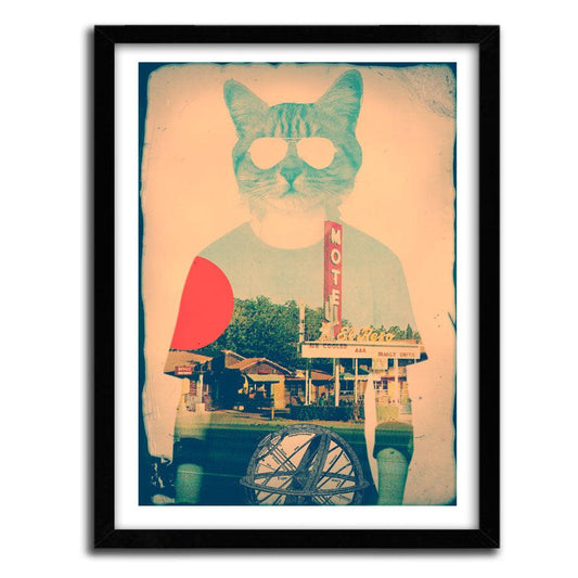 Affiche The Cat by ALI GULEC ArtAndToys