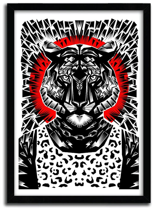 Affiche Tiger par Ali Gulec ArtAndToys