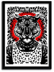 Affiche Tiger par Ali Gulec ArtAndToys