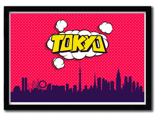 Affiche Tokyo par OCTAVIAN MIELU ArtAndToys