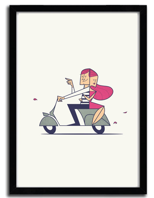 Affiche Vespa par Ale Giorgini ArtAndToys