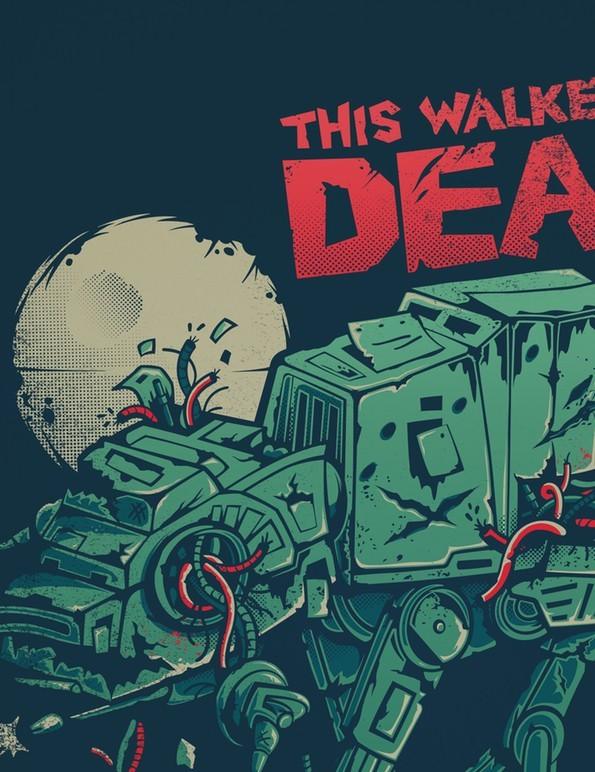 Affiche WALKER'S DEAD by VICTORSBEARD ArtAndToys