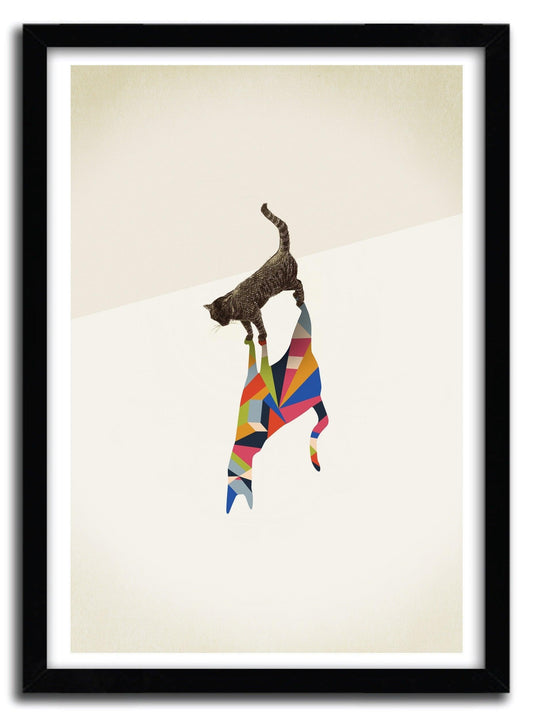 Affiche WALKING SHADOW, CAT par JASON RATLIFF ArtAndToys