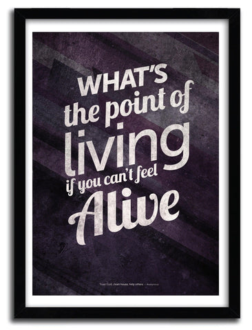 Affiche WHAT'S THE POINT par HANS EISKONEN ArtAndToys