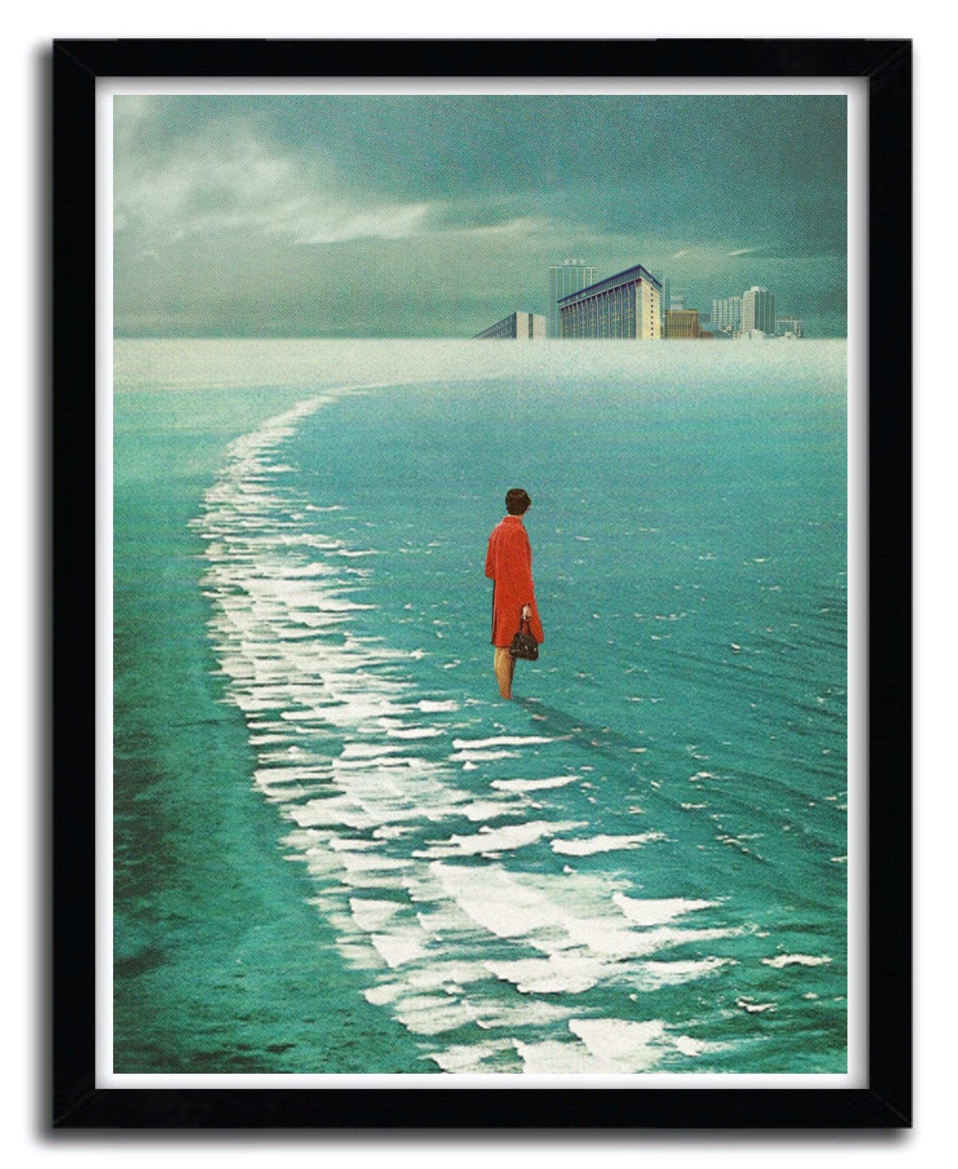 Affiche Waiting for The Cities to Fade out by FRANK MOTH ArtAndToys