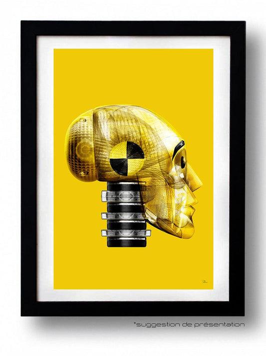 Affiche YELLOW TEST  par Rubiant ArtAndToys