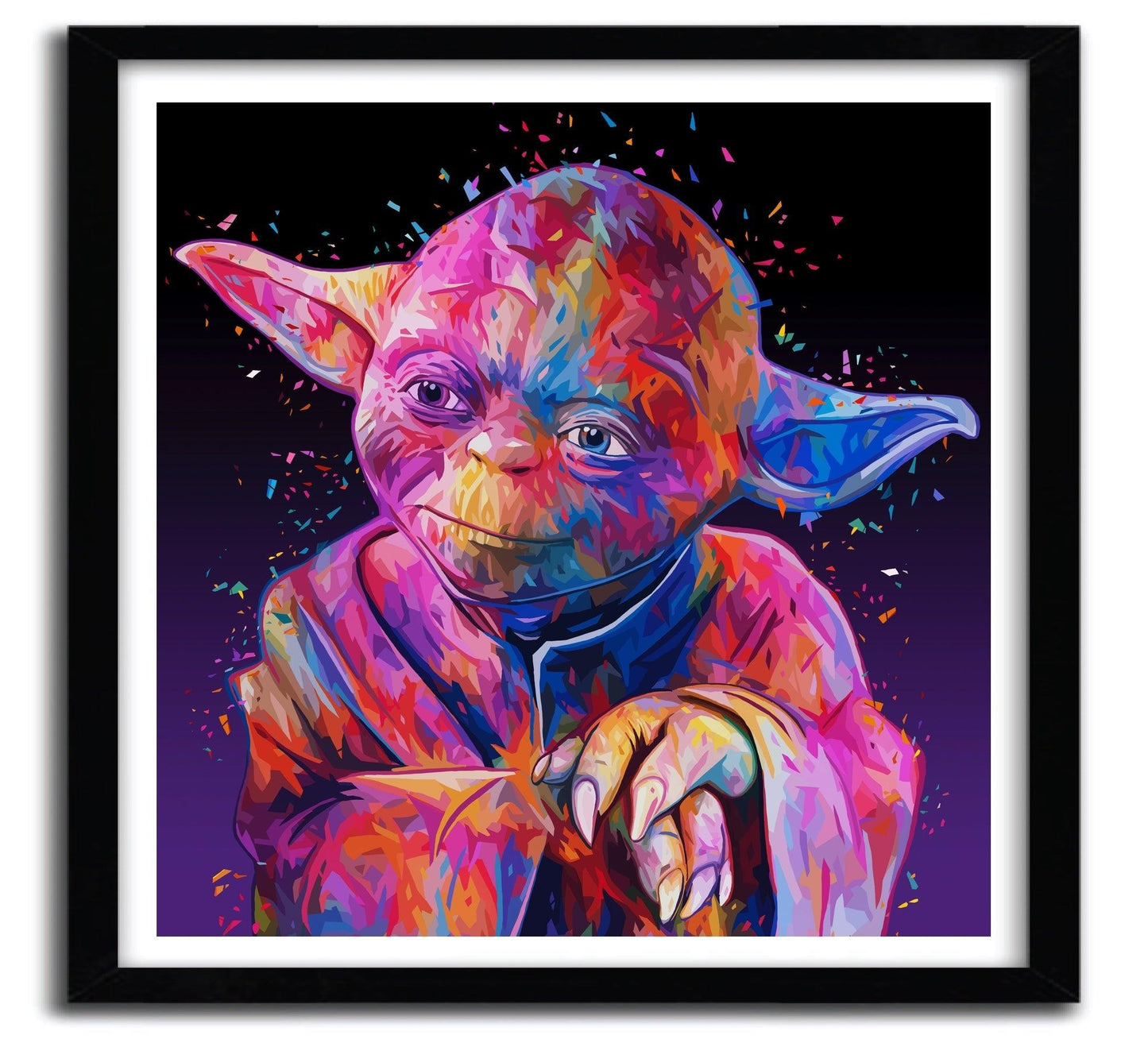 Affiche YODA 2 par Alessandro Pautasso ArtAndToys