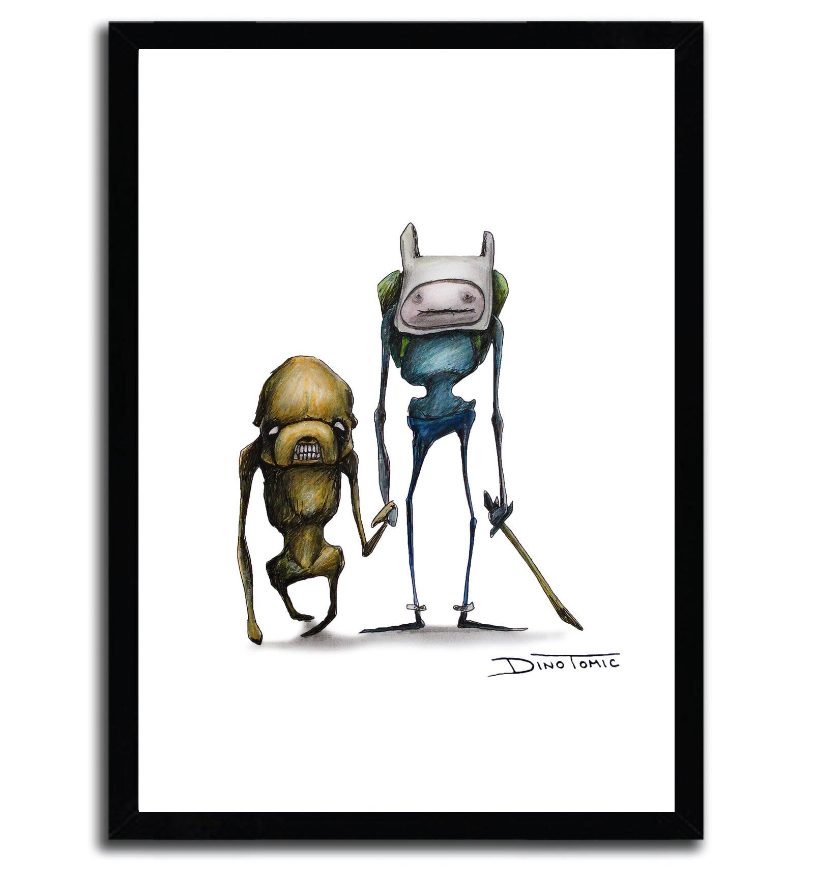 Affiche adventure time creepyfied par DinoTomic ArtAndToys