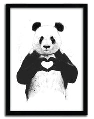 Affiche all you need is love par BALAZS SOLTI ArtAndToys