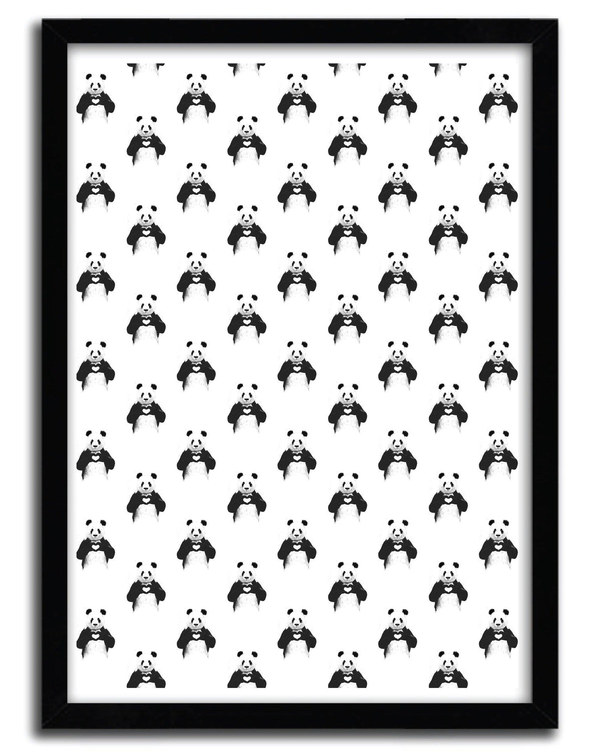 Affiche all you need is love pattern par BALAZS SOLTI ArtAndToys