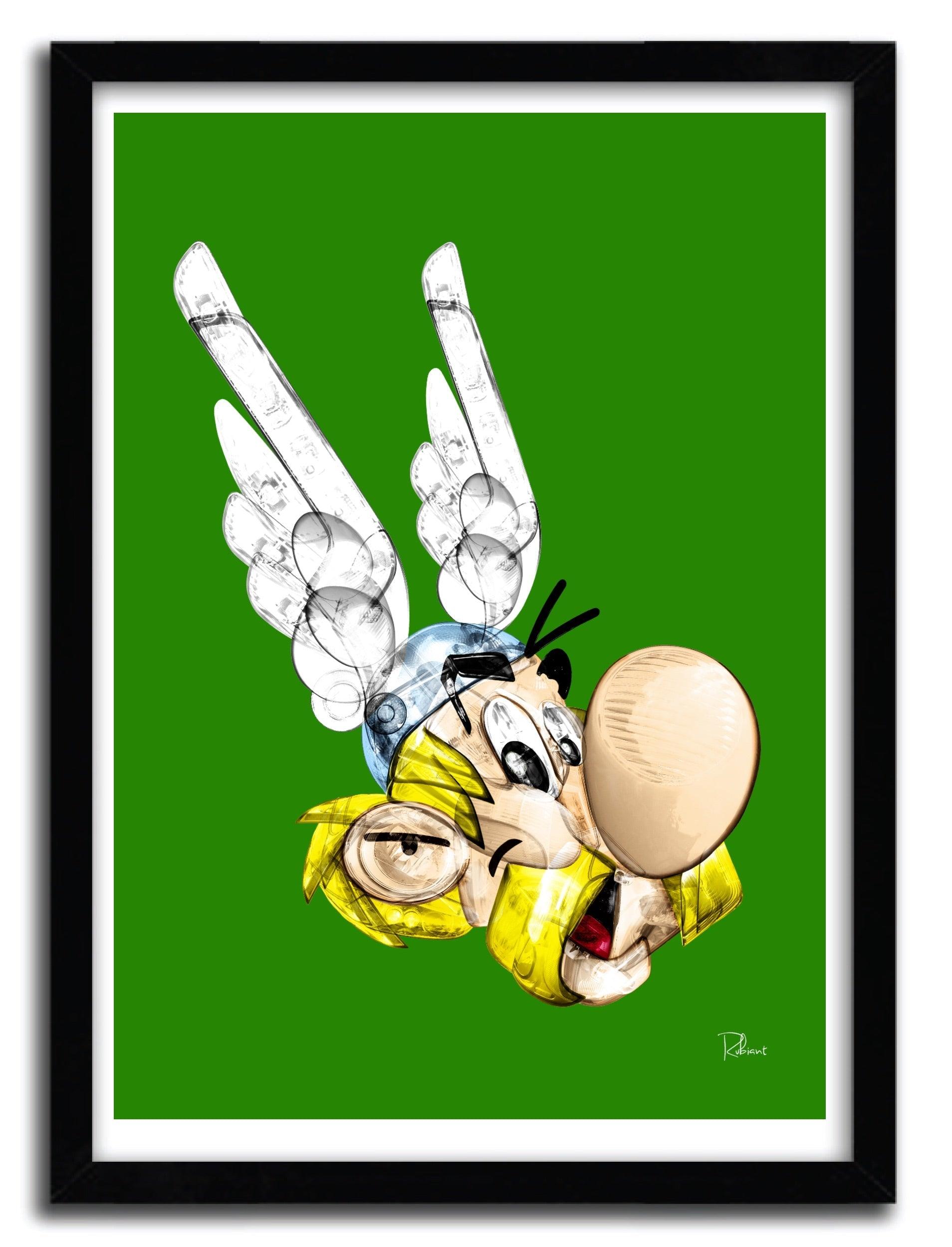 Affiche asterix par Rubiant ArtAndToys