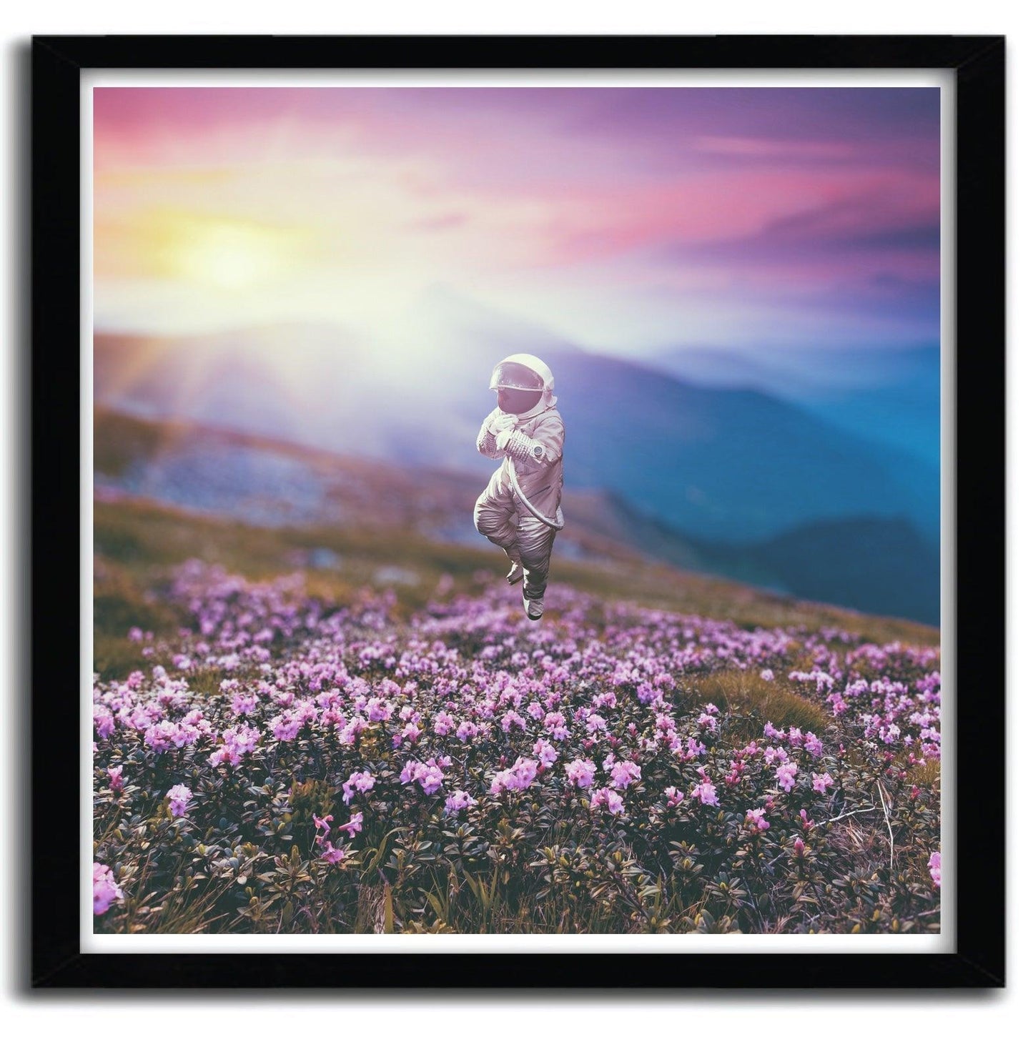 Affiche astronaut's dream by Eugene Soloviev ArtAndToys