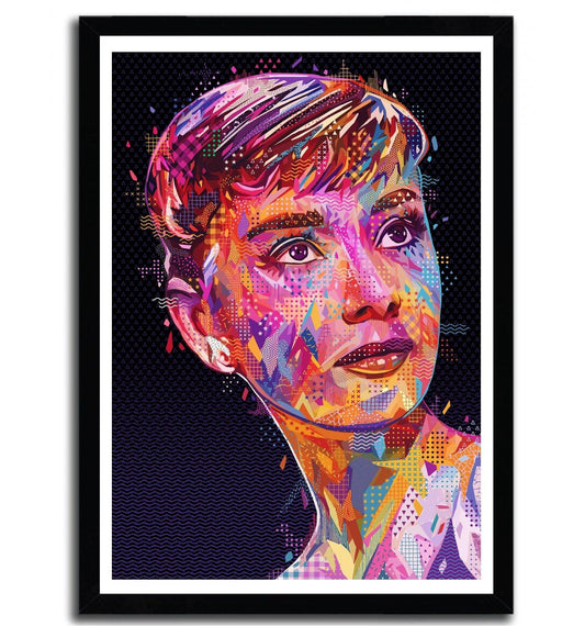 Affiche audrey pop par Alessandro Pautasso ArtAndToys