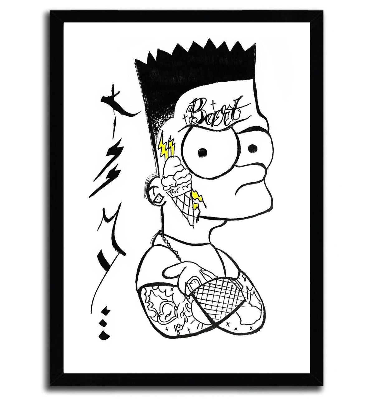 Affiche bart 1 par SERMIN ERSOZ ArtAndToys