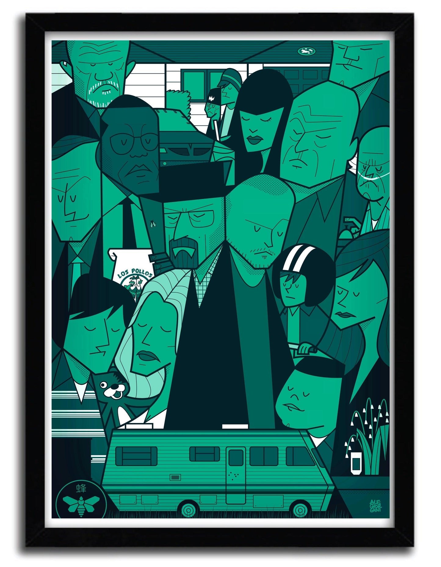 Affiche breaking bad Green par Ale Giorgini ArtAndToys