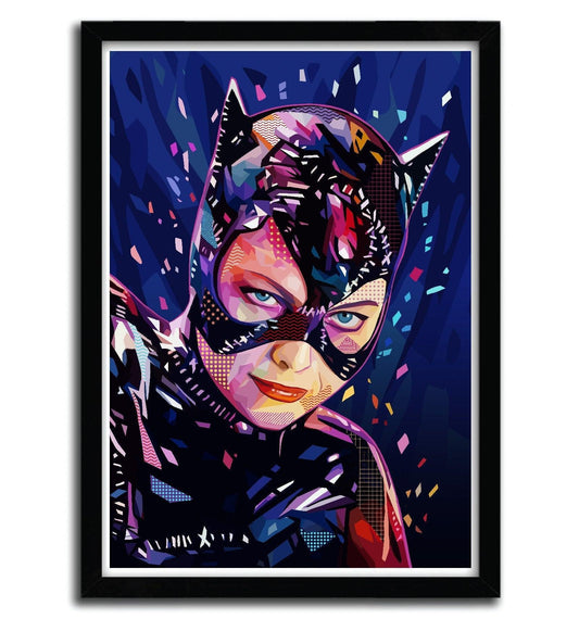 Affiche cat woman par Alessandro Pautasso ArtAndToys