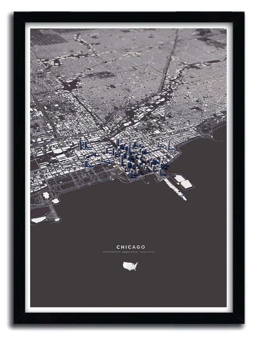 Affiche chicago I par Luis Dilger ArtAndToys