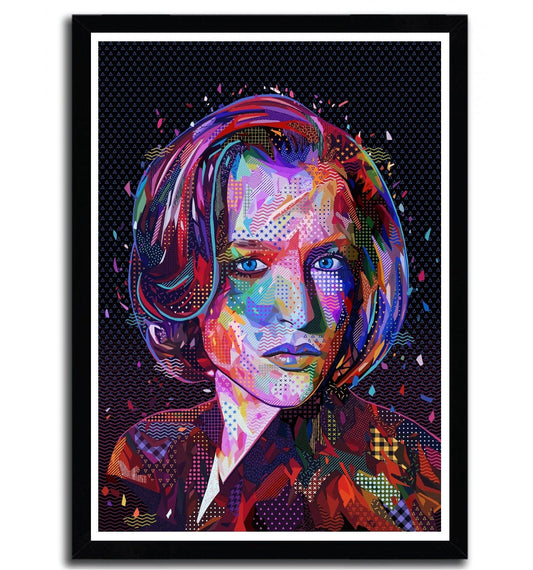 Affiche dana scully par Alessandro Pautasso ArtAndToys