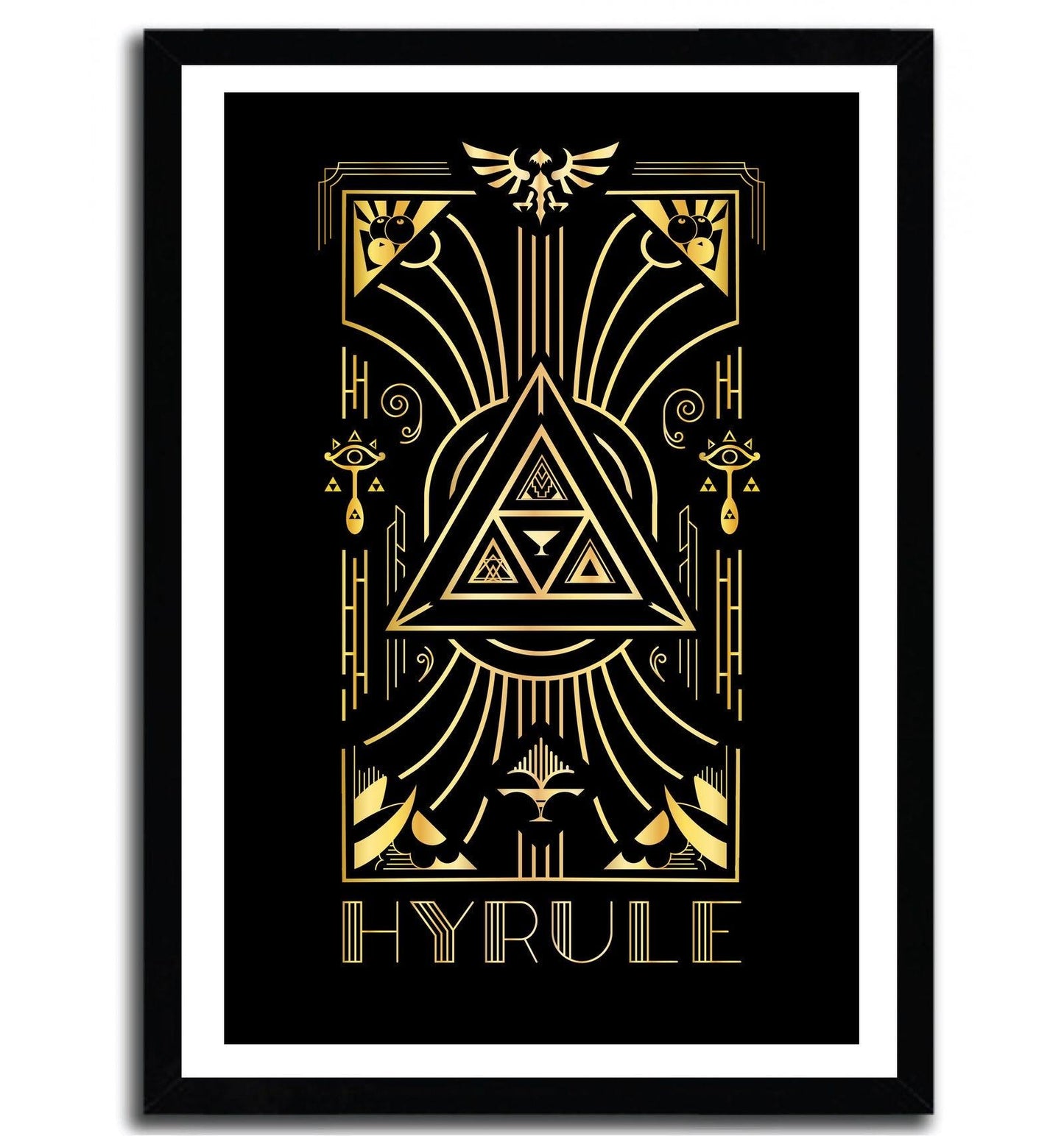 Affiche deco hyrule par Barrett Biggers ArtAndToys