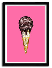 Affiche espece de cone au chocolat par Rubiant ArtAndToys