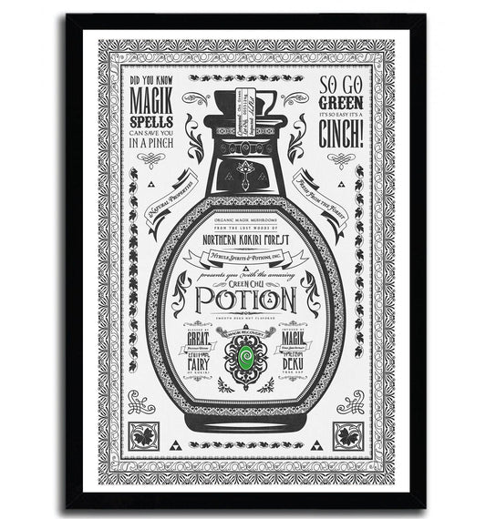 Affiche green potion par Barrett Biggers ArtAndToys