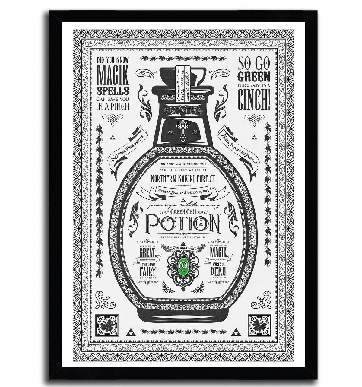 Affiche green potion par Barrett Biggers ArtAndToys