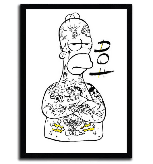 Affiche homer 1 par SERMIN ERSOZ ArtAndToys