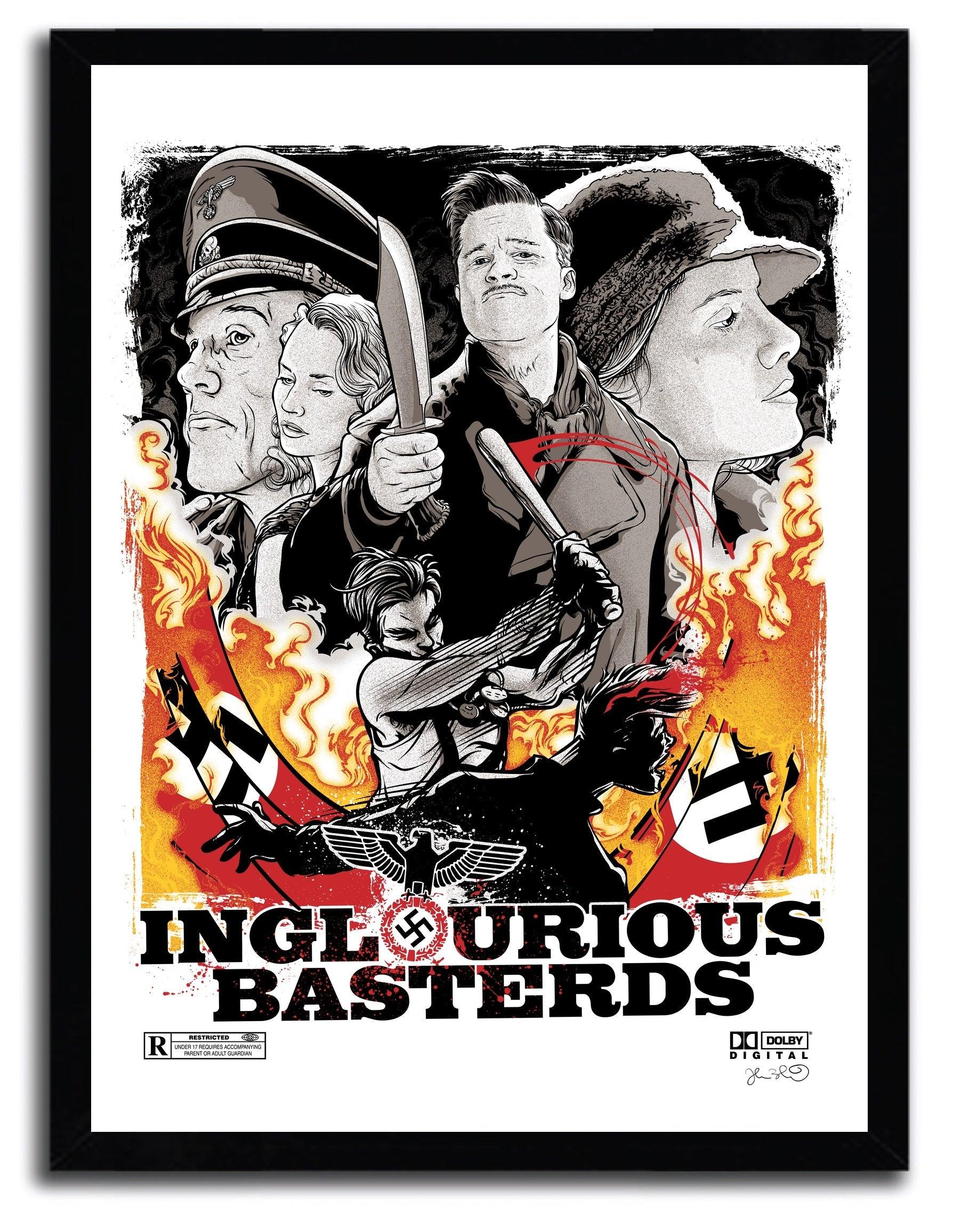 Affiche inglorious bastard par JOSHUA BUDICH ArtAndToys