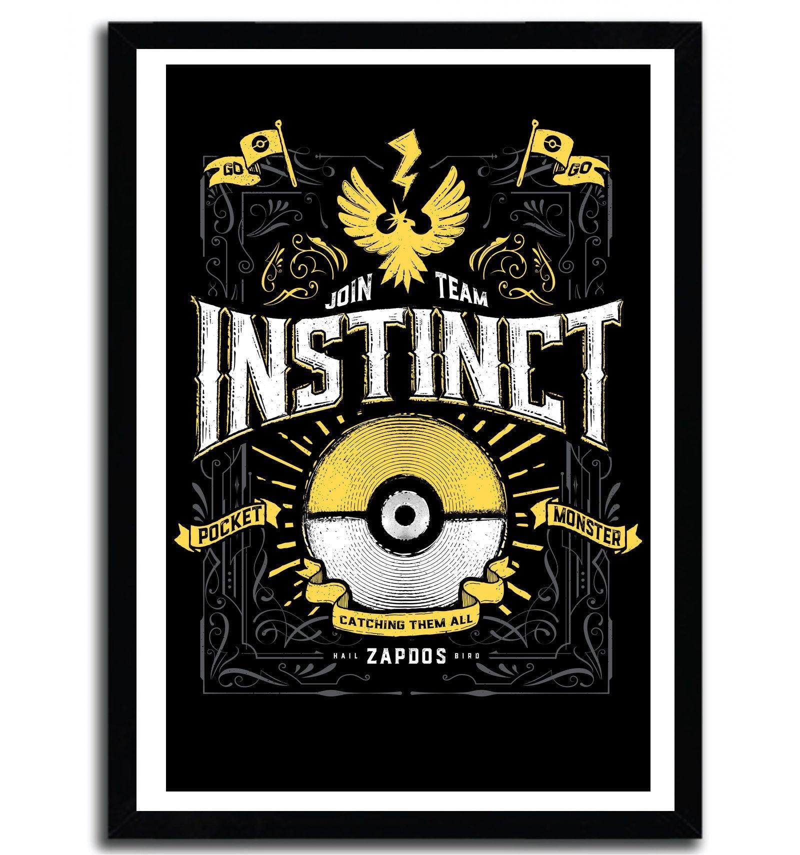 Affiche instinct par Barrett Biggers ArtAndToys