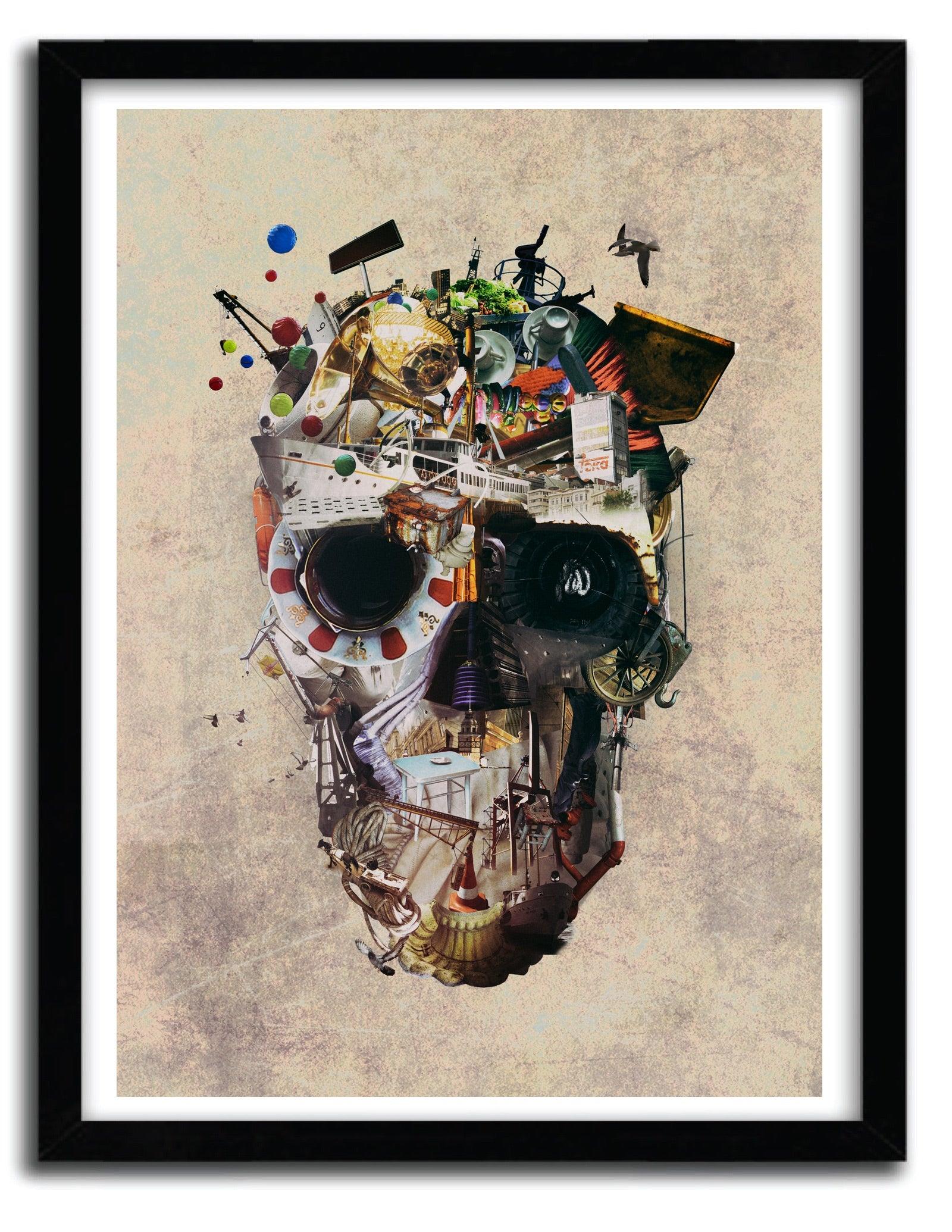 Affiche istambul skull par ALI GULEC ArtAndToys