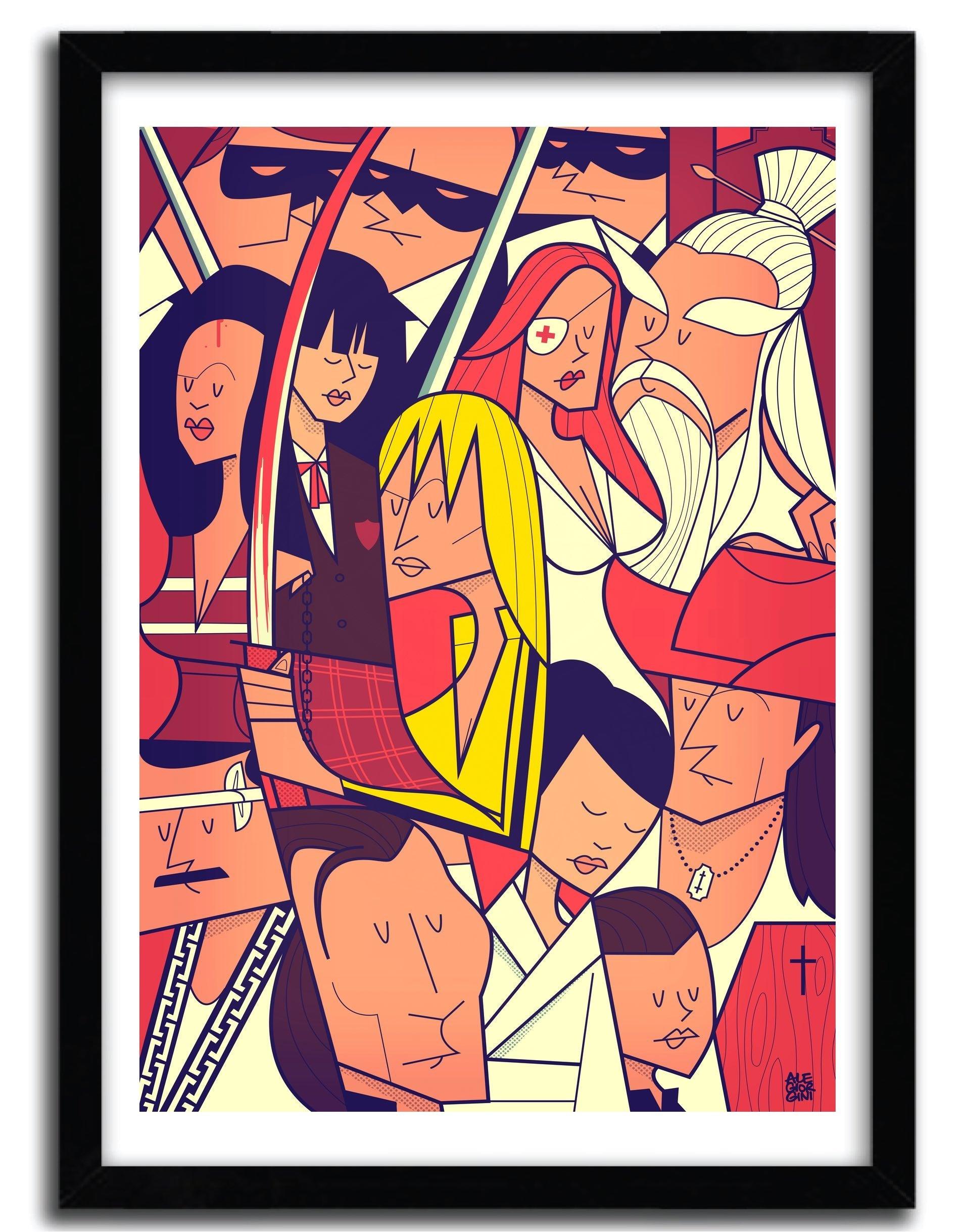 Affiche kill bill par Ale Giorgini ArtAndToys