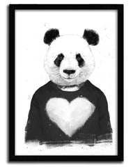 Affiche lovely panda par BALAZS SOLTI ArtAndToys