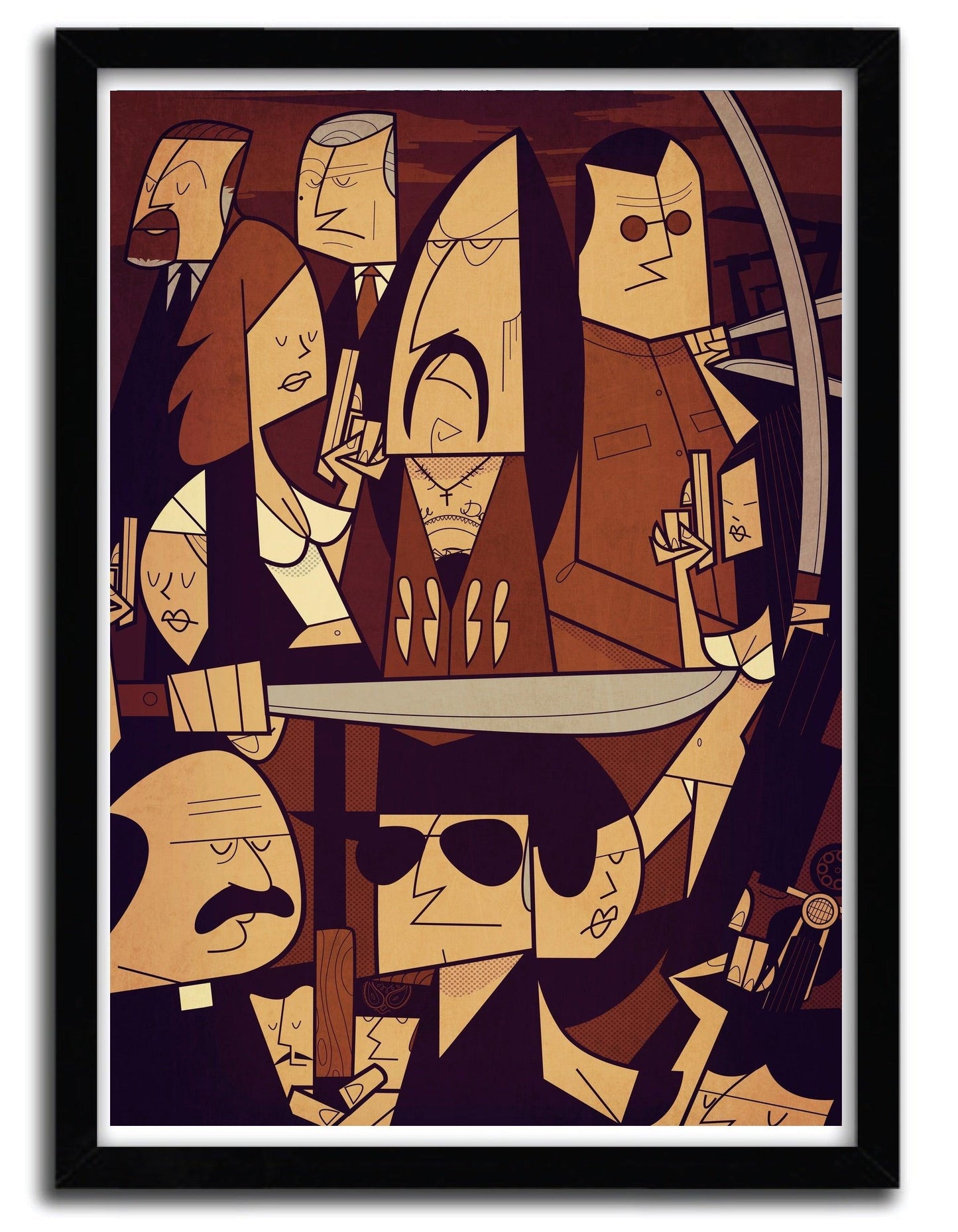 Affiche machette par Ale Giorgini ArtAndToys