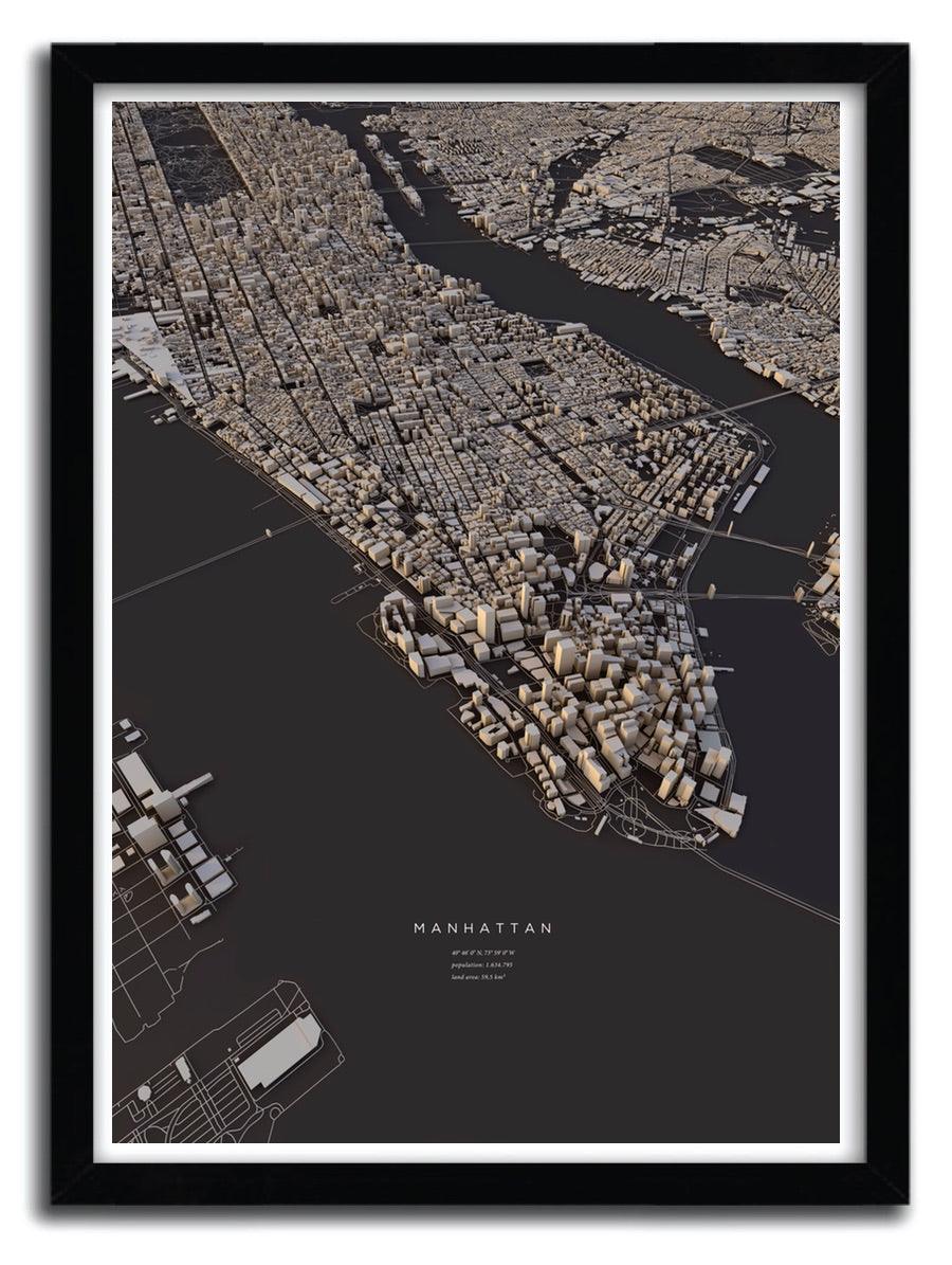 Affiche manhattan par Luis Dilger ArtAndToys