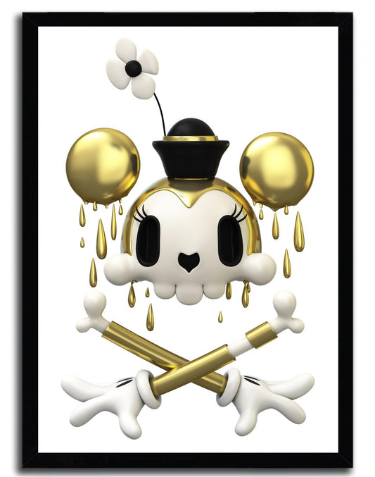 Affiche minnie pimpskull par Theodoru ArtAndToys