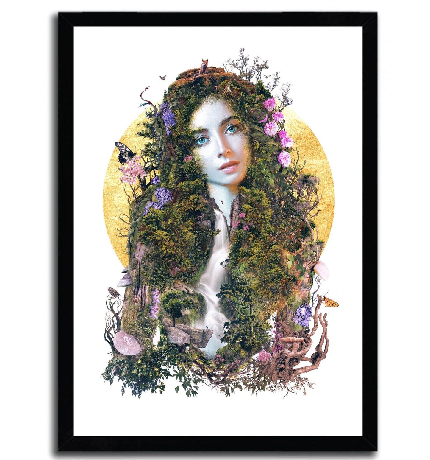 Affiche mother earth par Barrett Biggers ArtAndToys