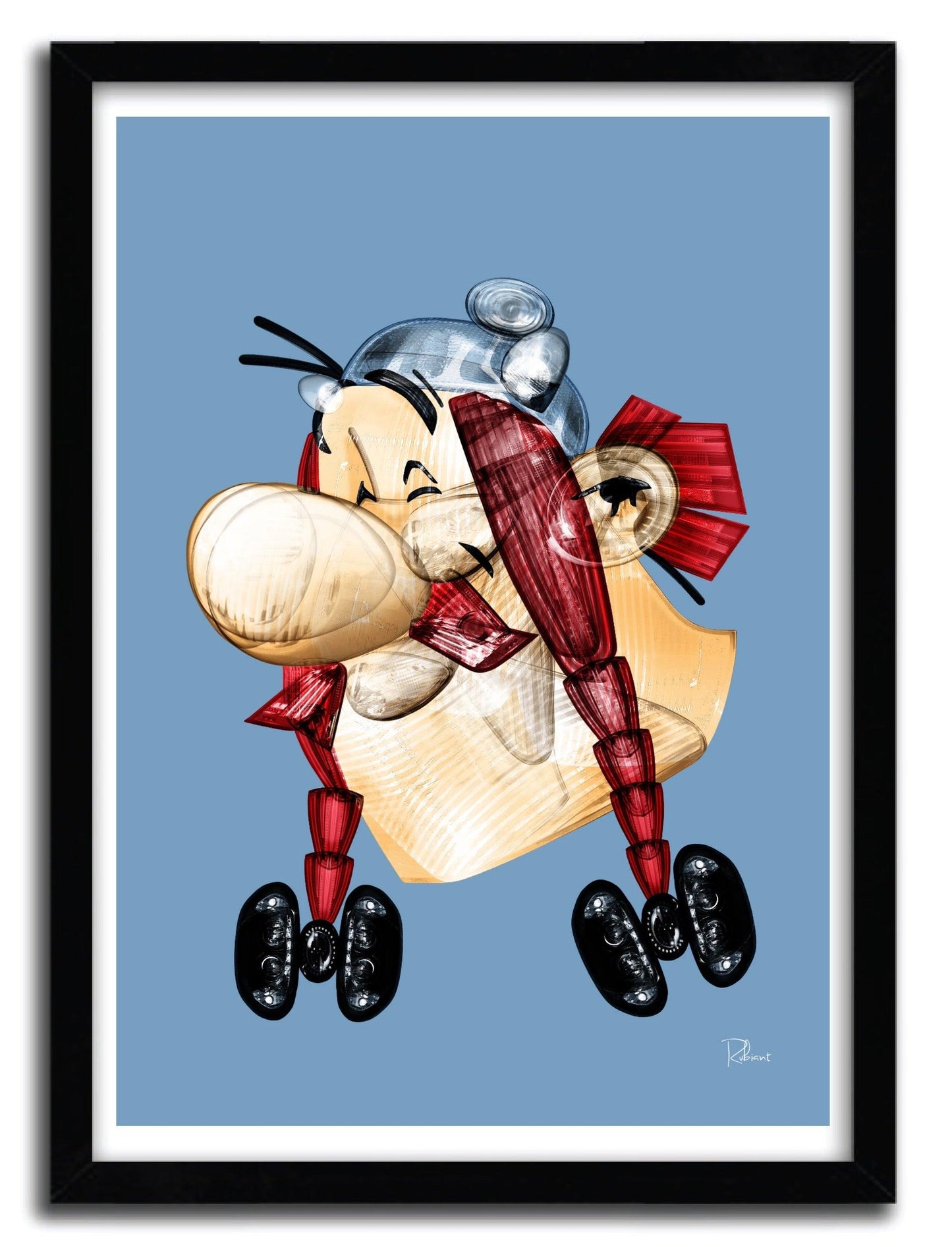 Affiche obelix par Rubiant ArtAndToys