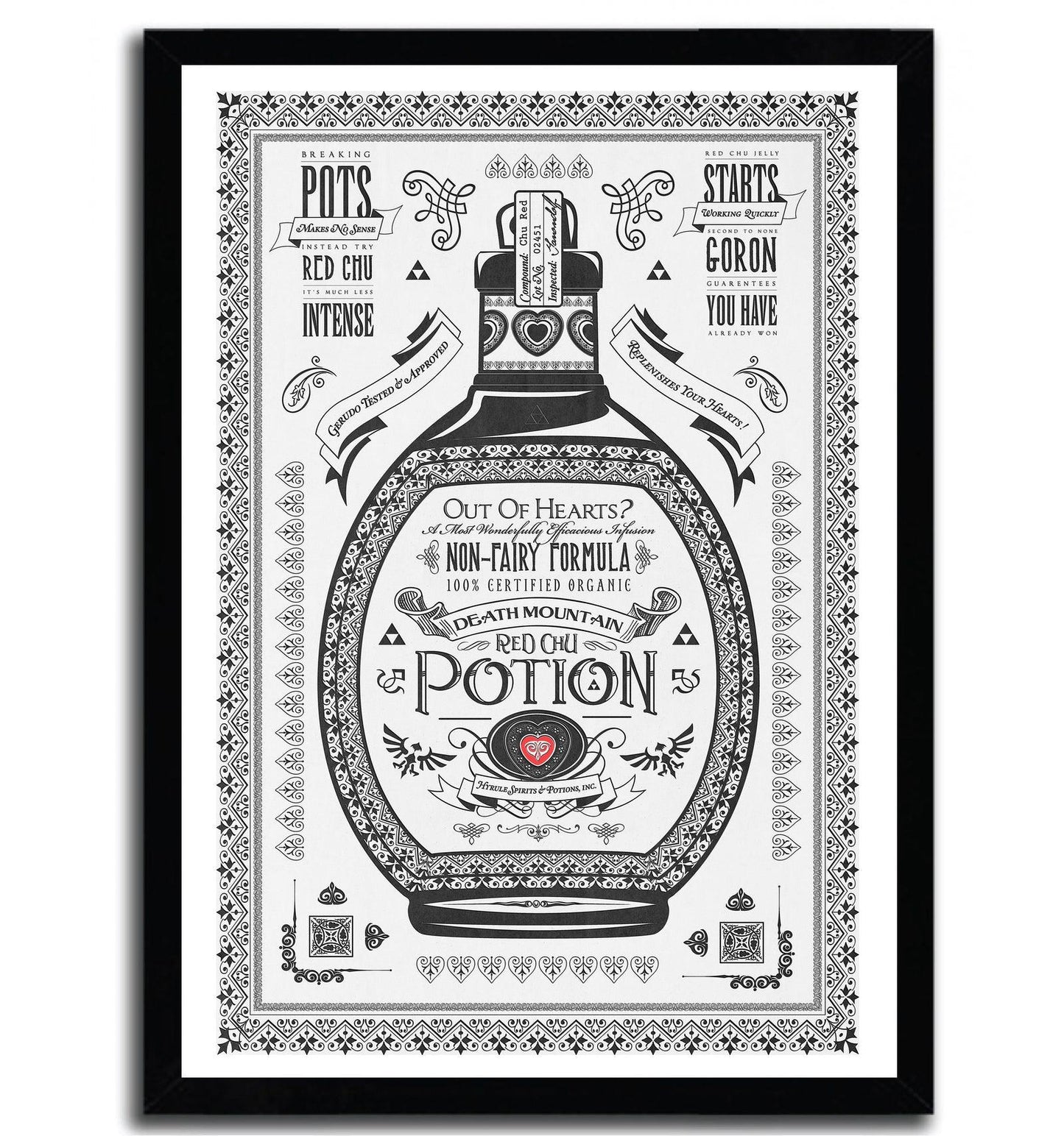 Affiche red potion par Barrett Biggers ArtAndToys