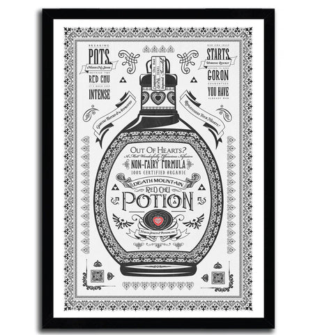 Affiche red potion par Barrett Biggers ArtAndToys