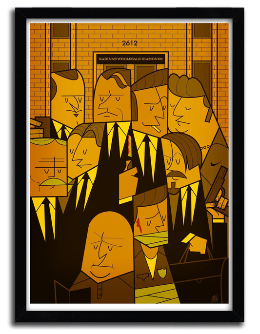 Affiche reservoir dog par Ale Giorgini ArtAndToys