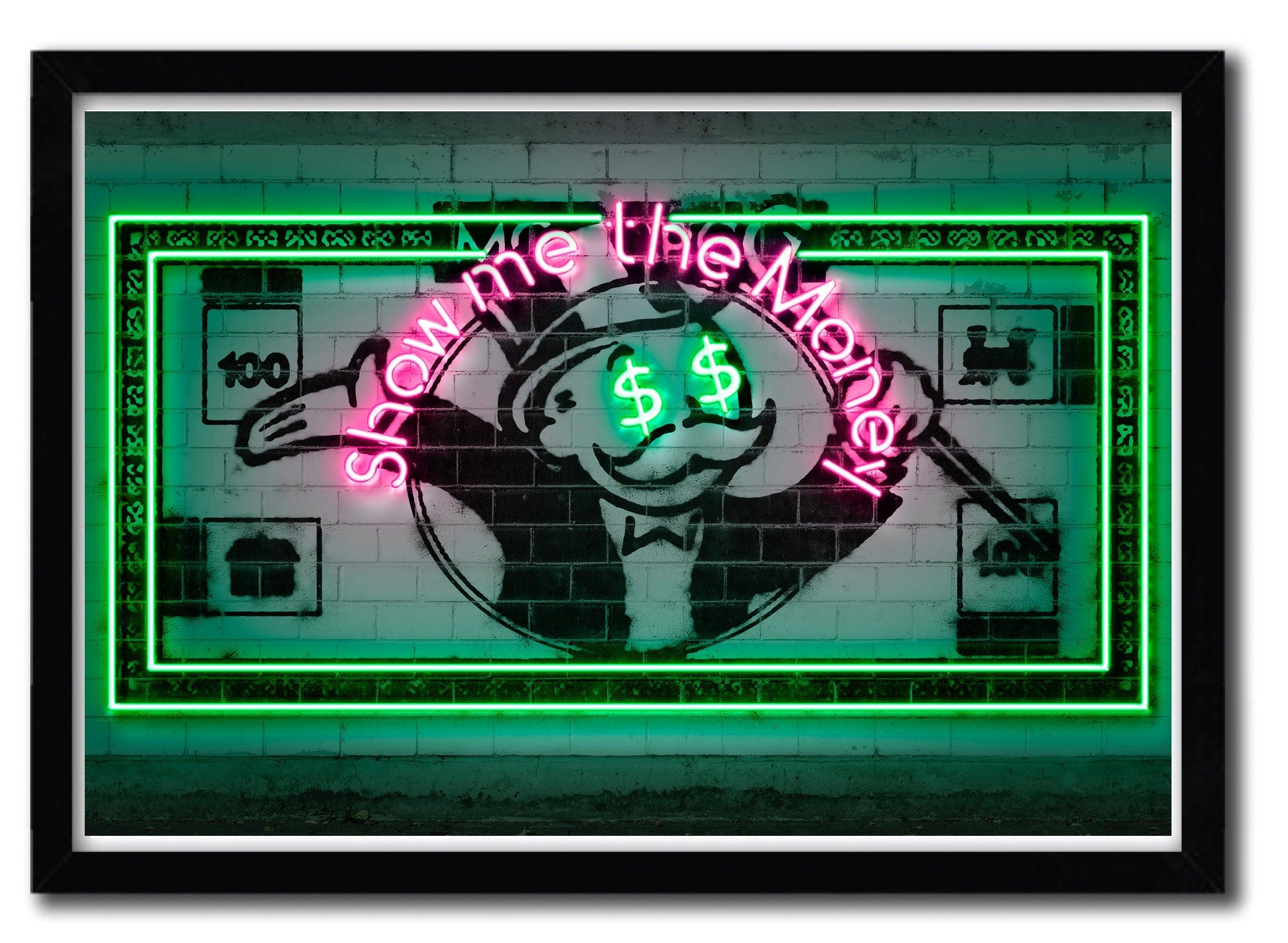 Affiche show the money par OCTAVIAN MIELU ArtAndToys
