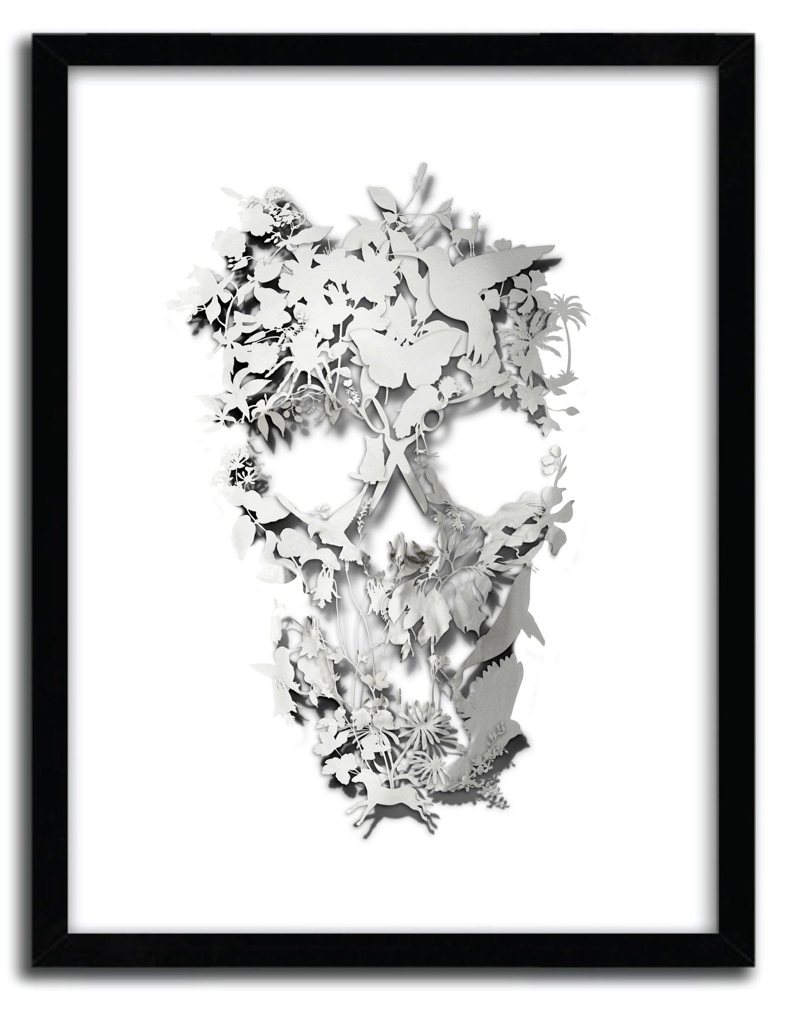 Affiche simple skull par ALI GULEC ArtAndToys