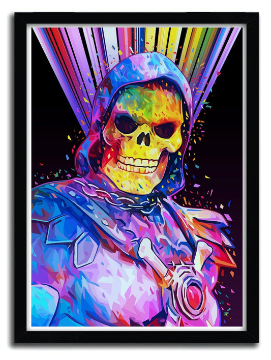 Affiche skeletor par Alessandro Pautasso ArtAndToys