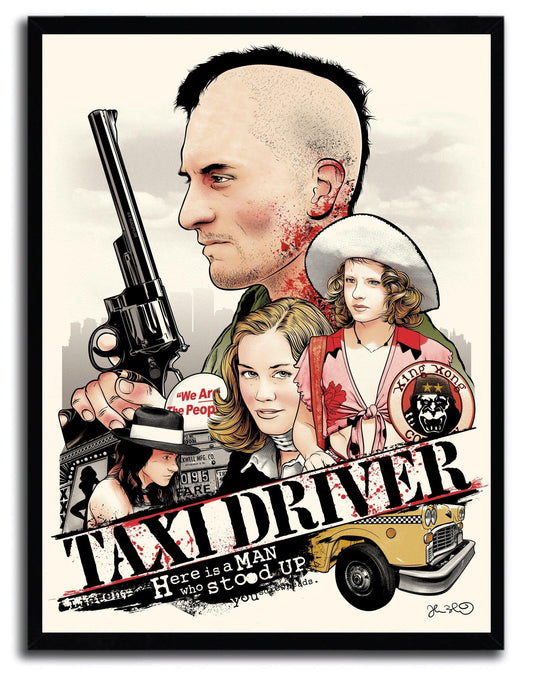 Affiche taxi driver par JOSHUA BUDICH ArtAndToys