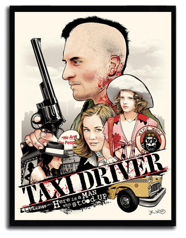 Affiche taxi driver par JOSHUA BUDICH ArtAndToys