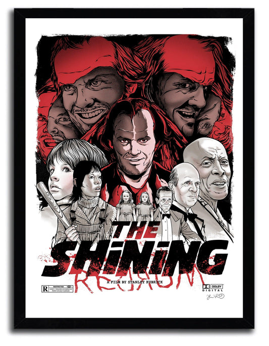 Affiche the shinning par JOSHUA BUDICH ArtAndToys