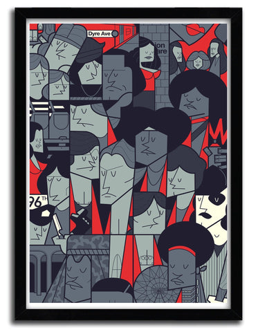 Affiche the warriors par Ale Giorgini ArtAndToys