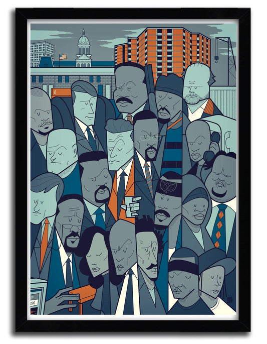 Affiche the wire par Ale Giorgini ArtAndToys