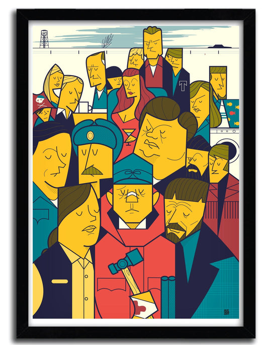 Affiche this is a true story par Ale Giorgini ArtAndToys